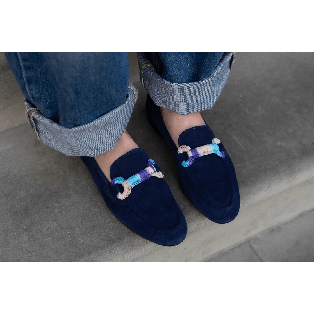 Goro Navy Suede