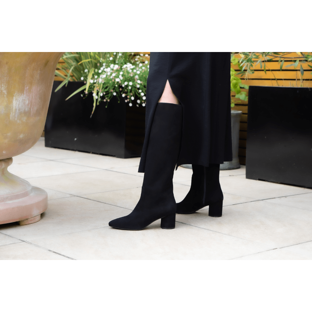 Turin Black Suede