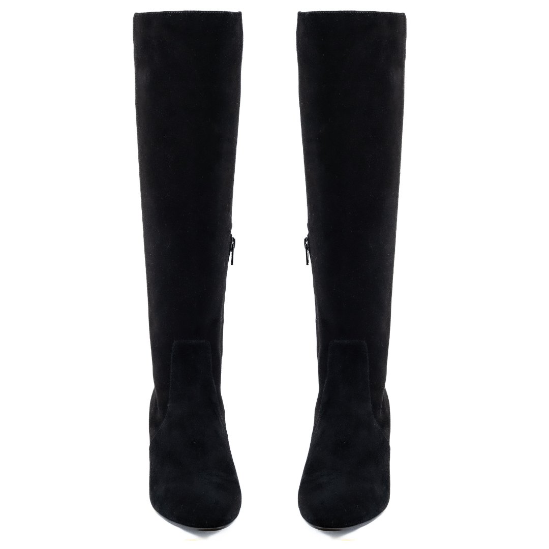 Turin Black Suede