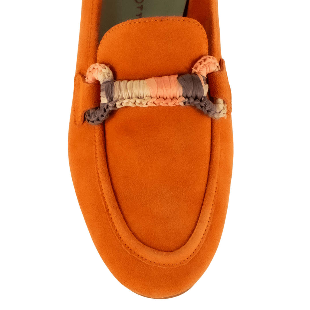 Goro Orange Suede