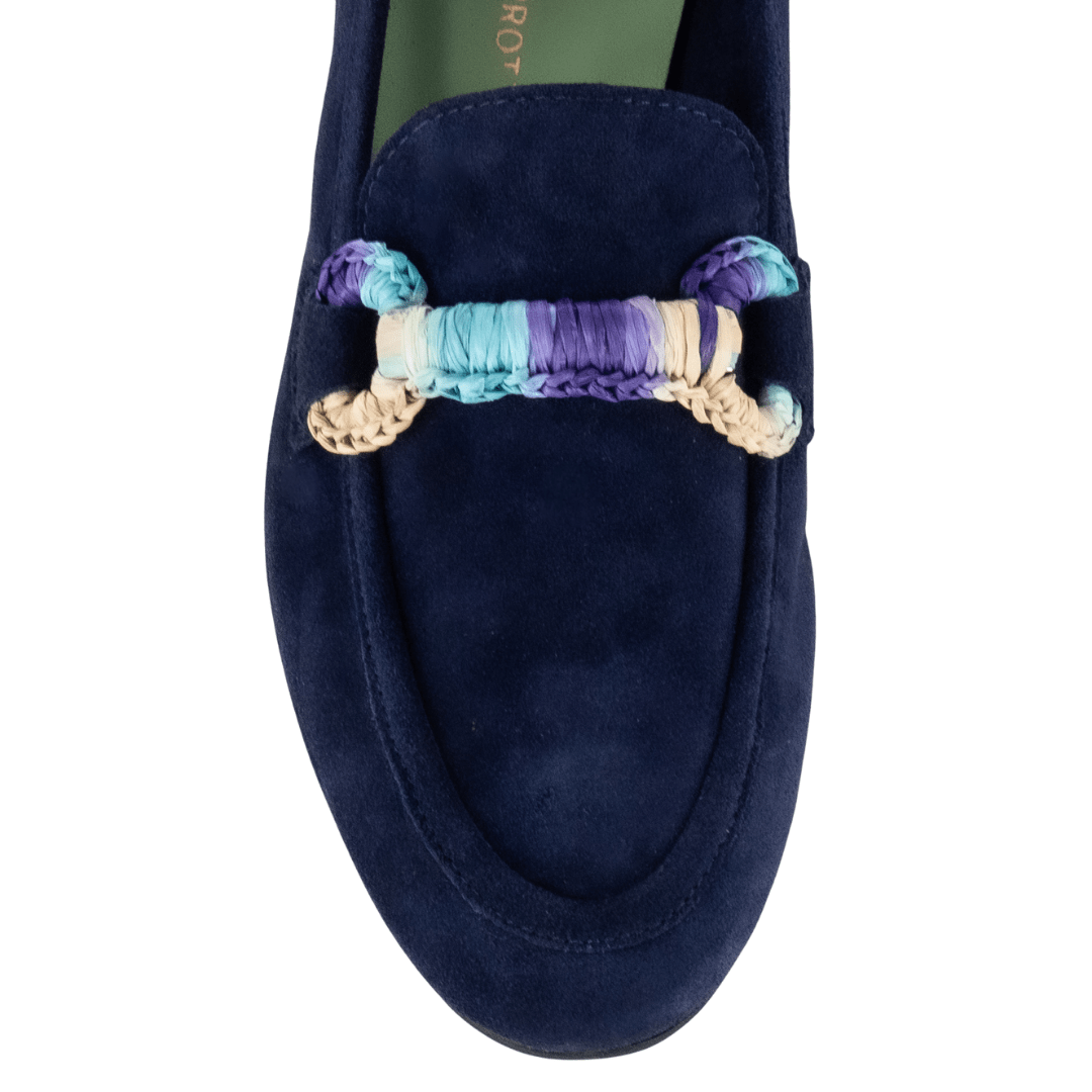 Goro Navy Suede
