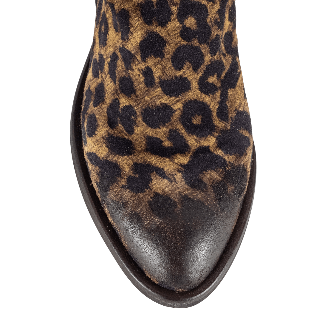 Este Leopard Suede