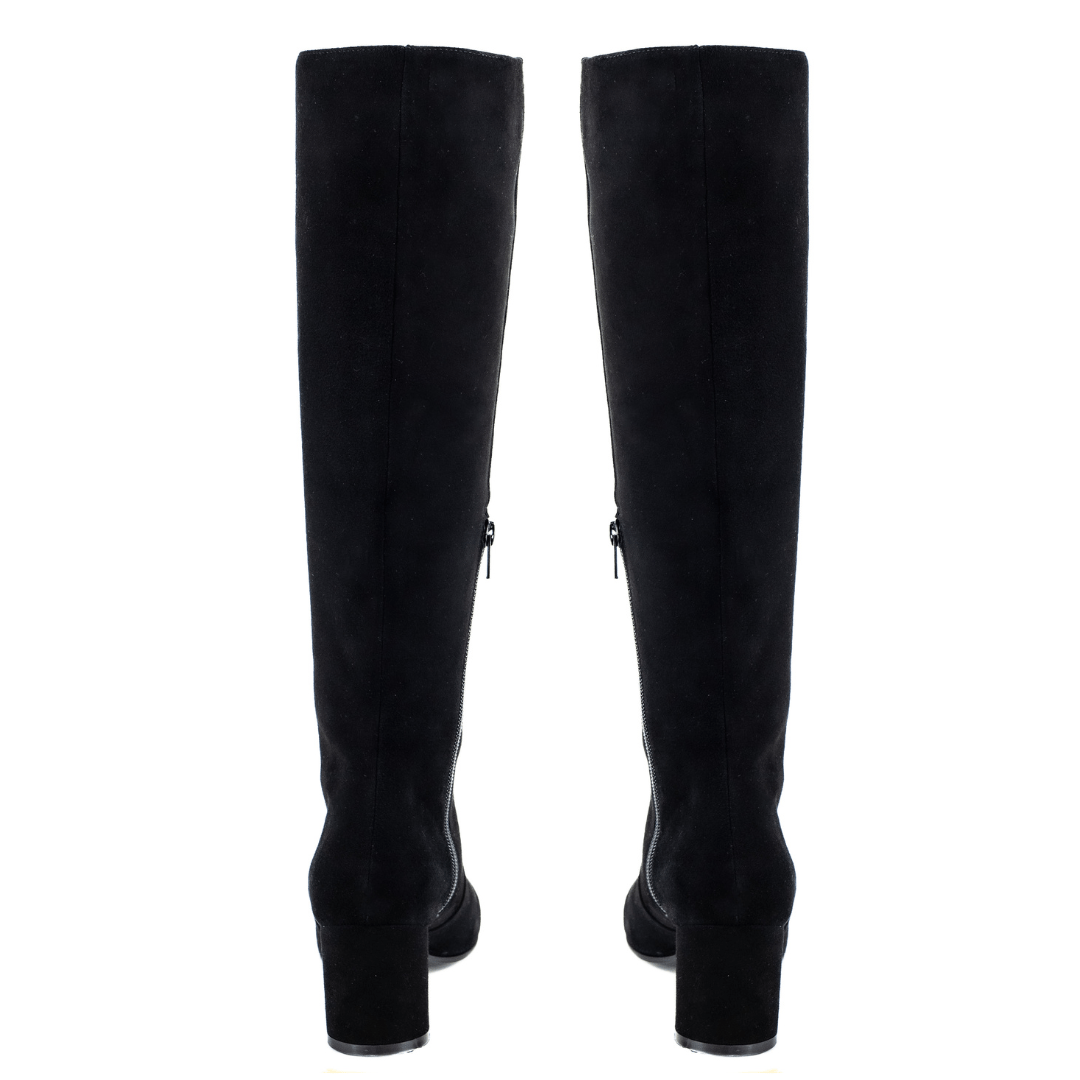 Turin Black Suede