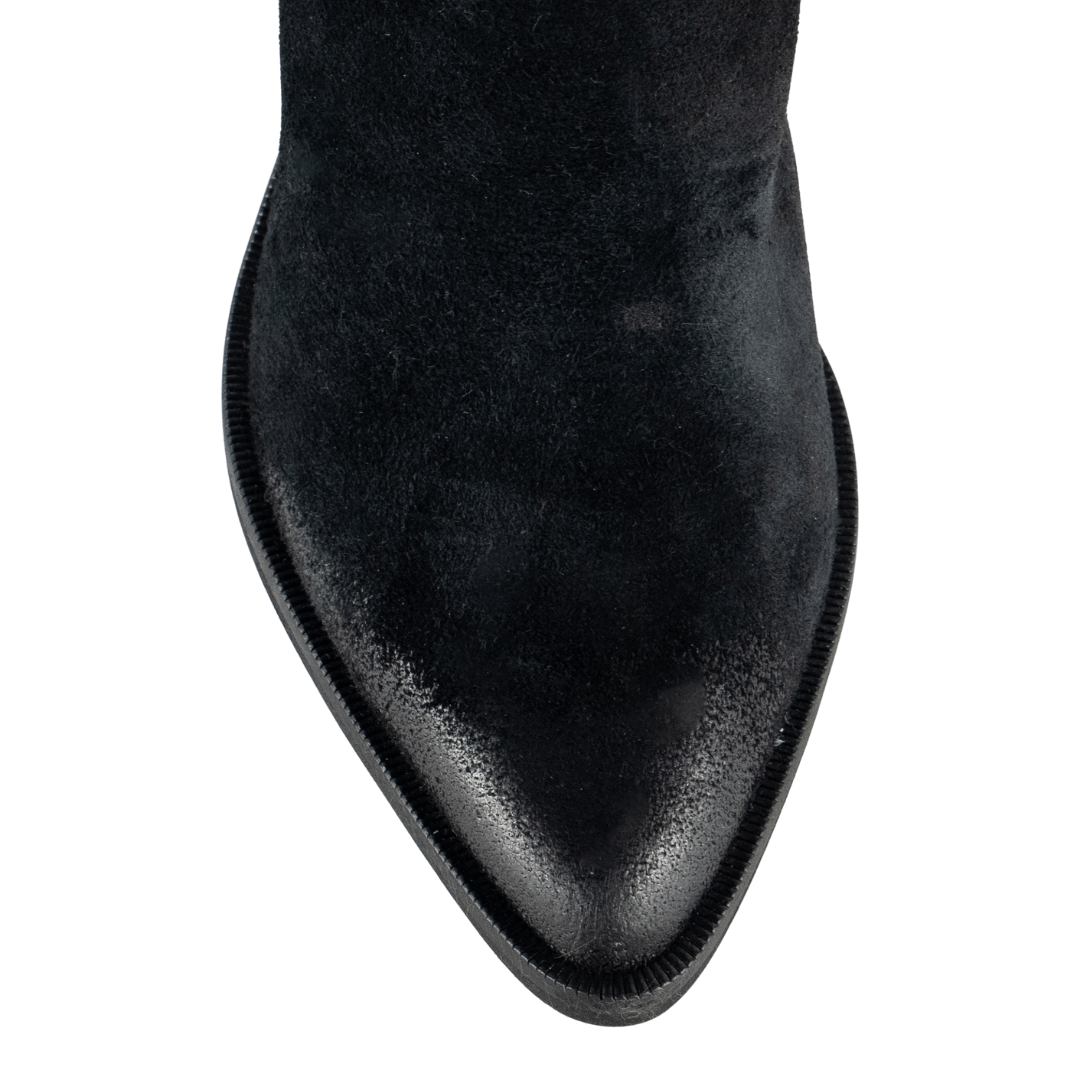Astroni Black Suede