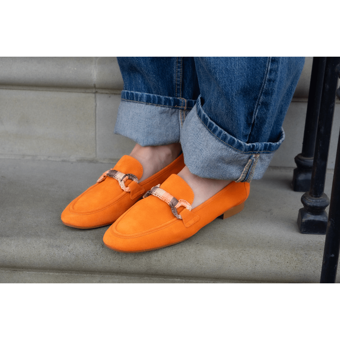 Goro Orange Suede
