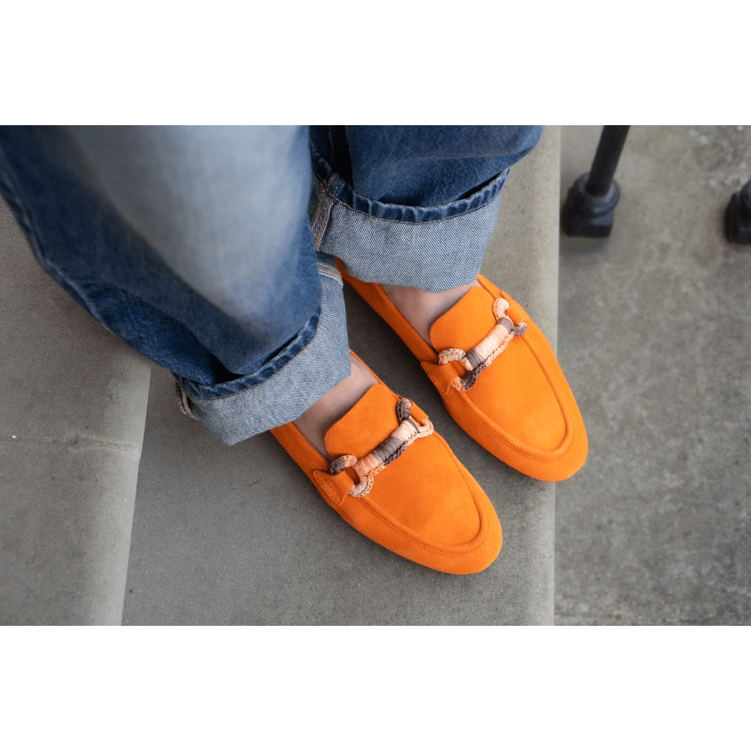 Goro Orange Suede