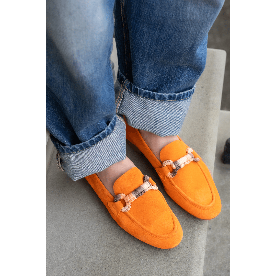 Goro Orange Suede