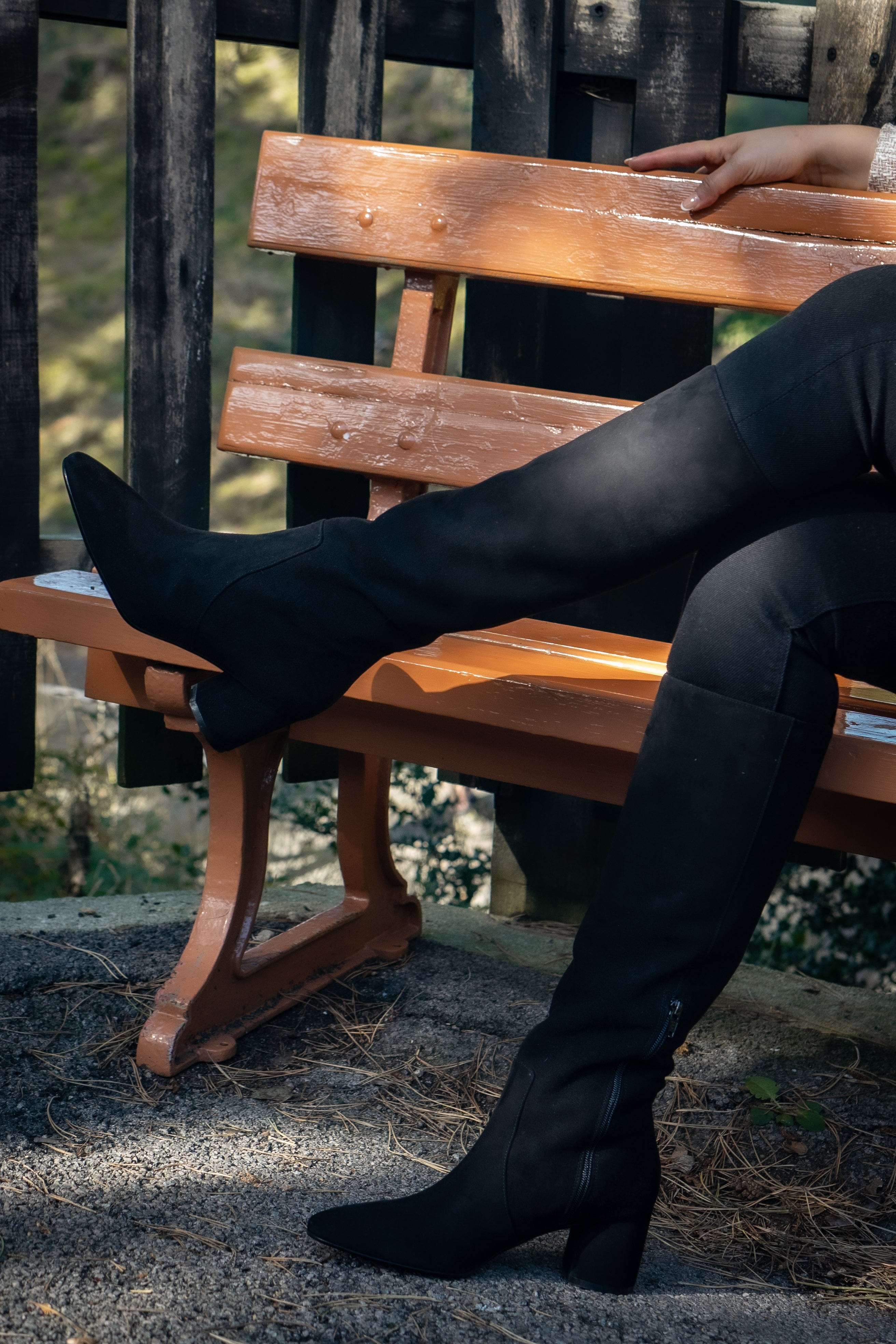 Turin Black Suede