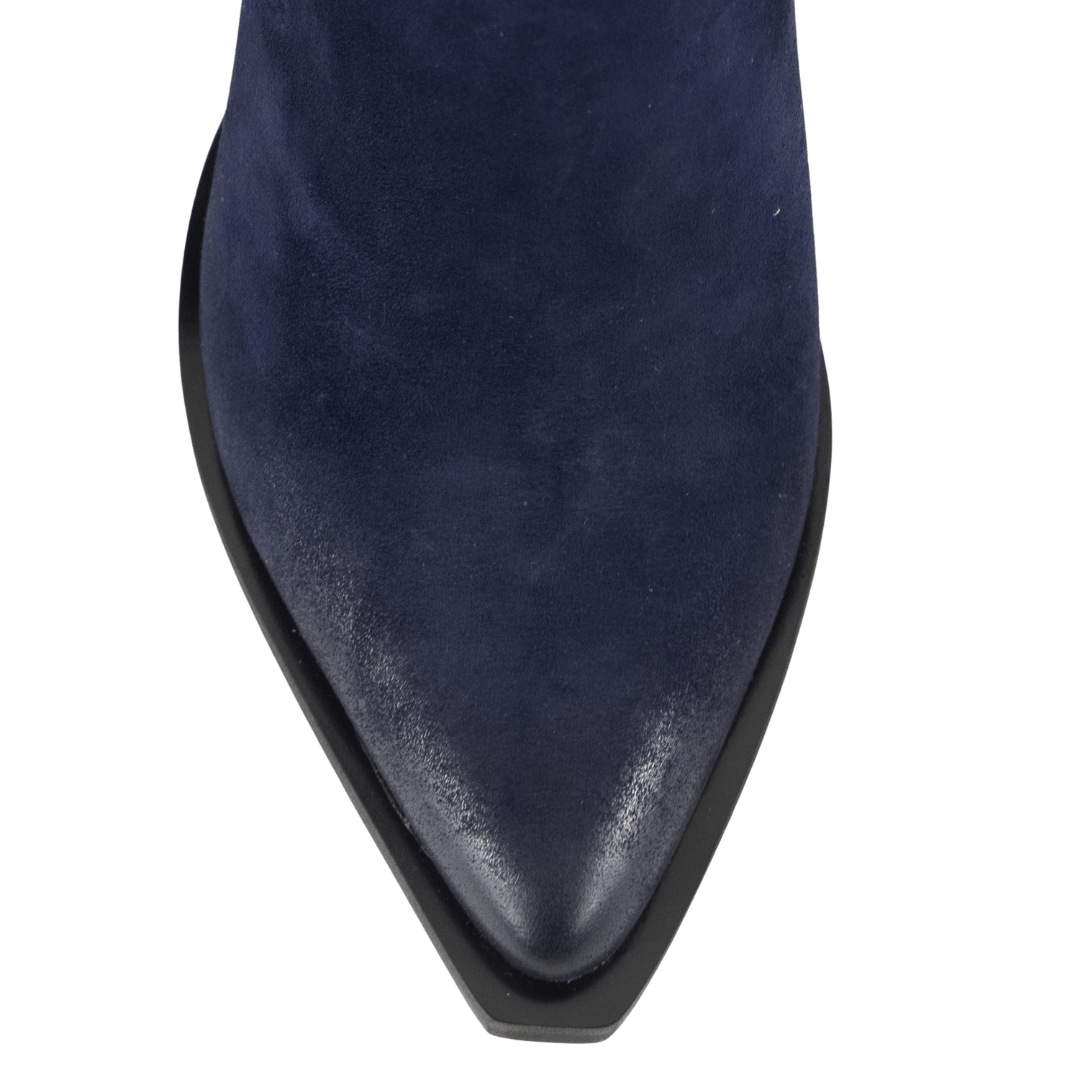 Rivaldo Navy Suede