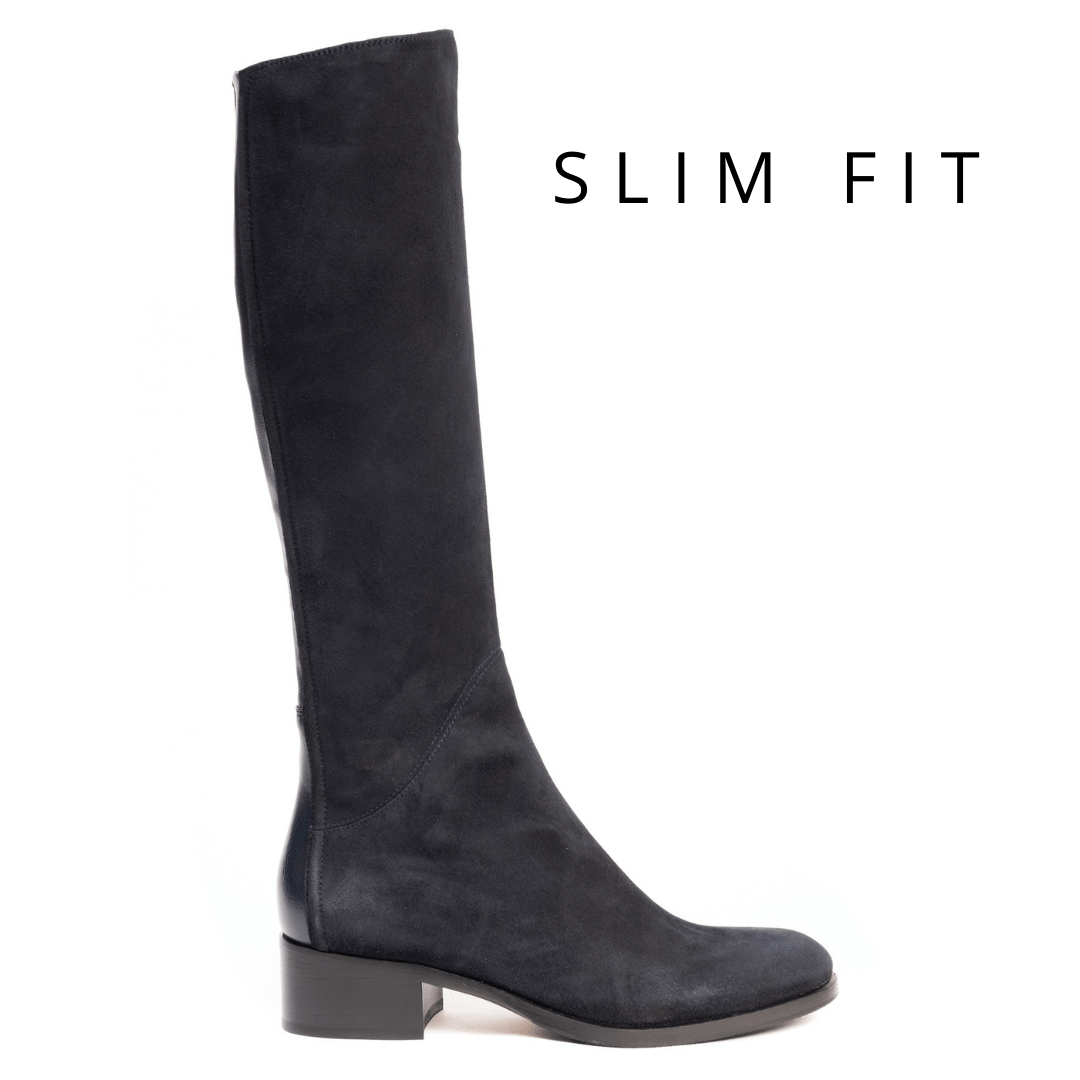 Vicolo Slim Fit Grey Suede