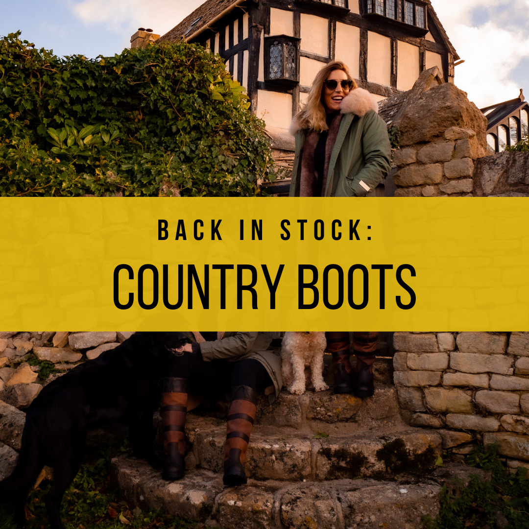 Your favourite country boots - back in stock!