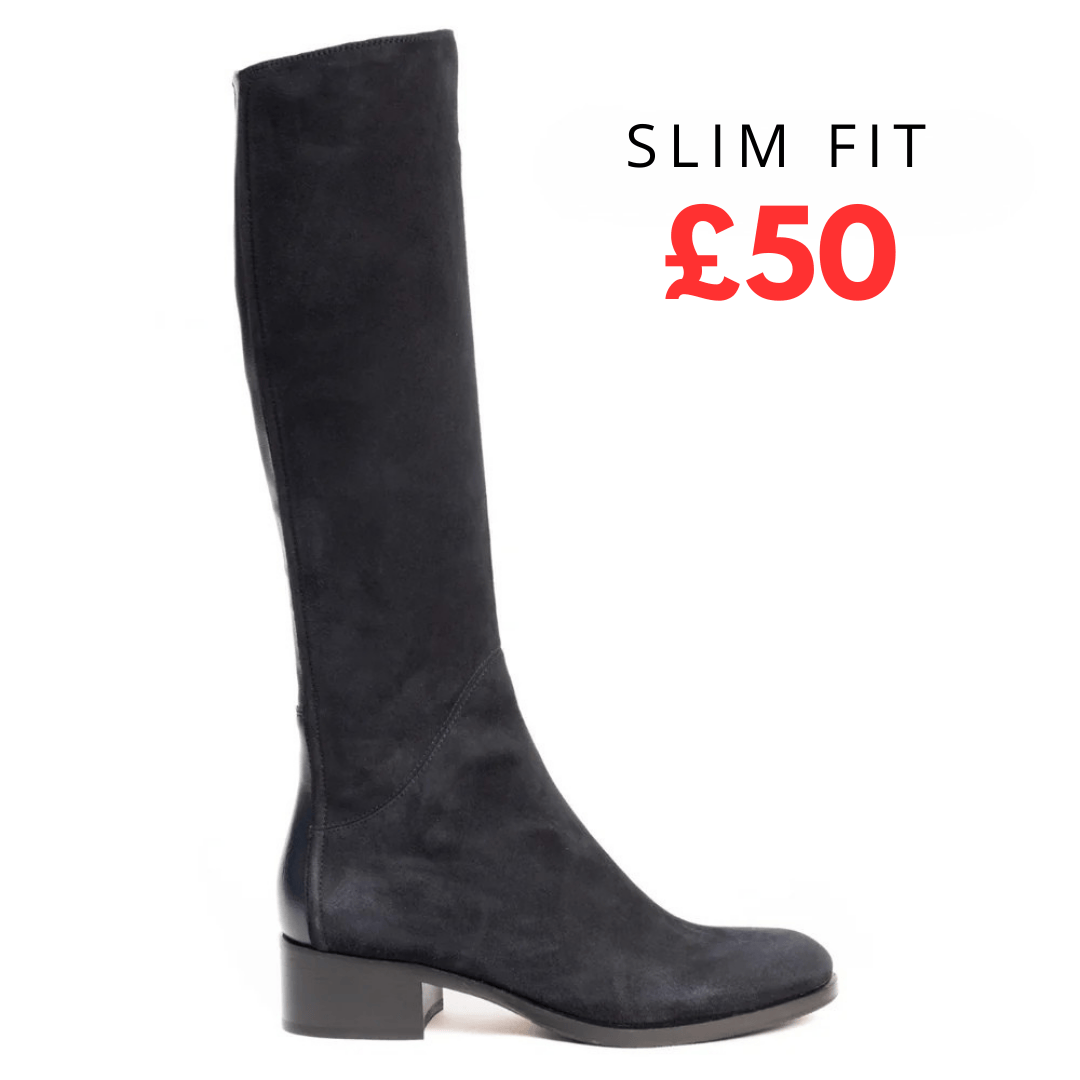 Vicolo Slim Fit Grey Suede