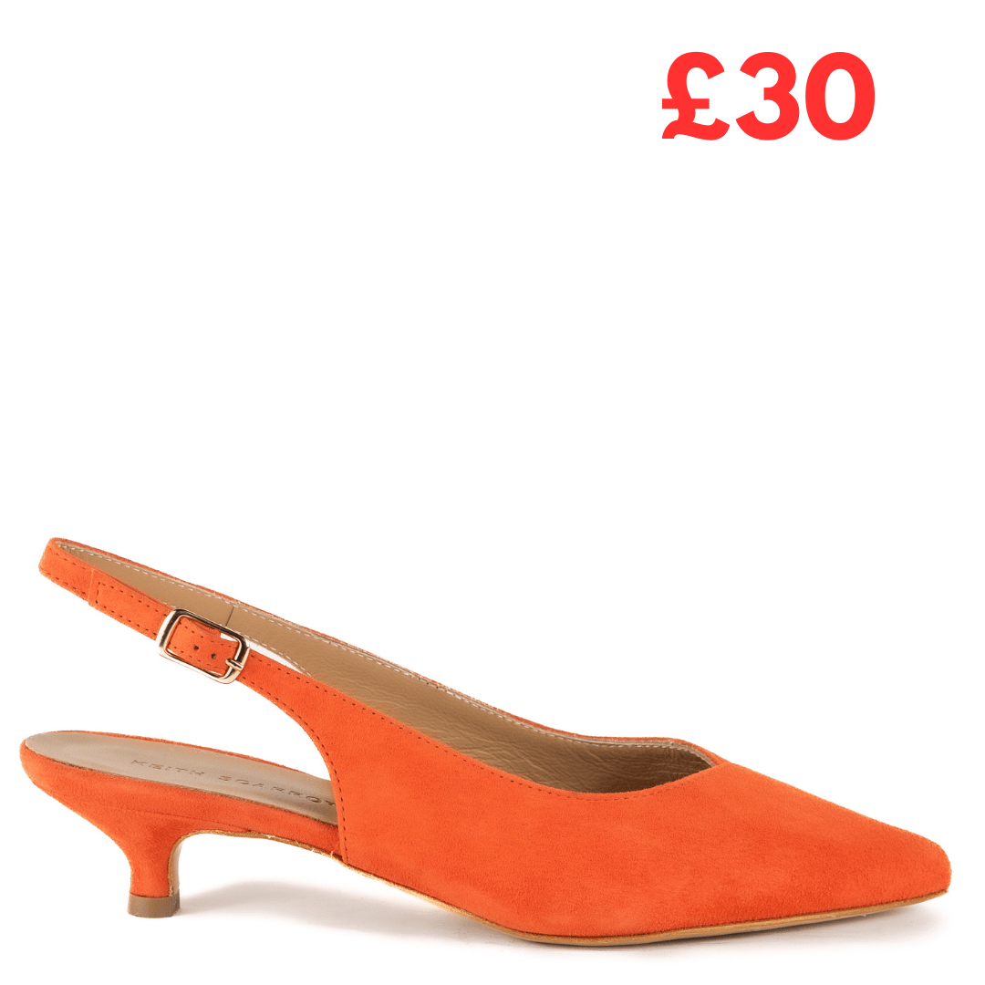 Tanita Orange Suede