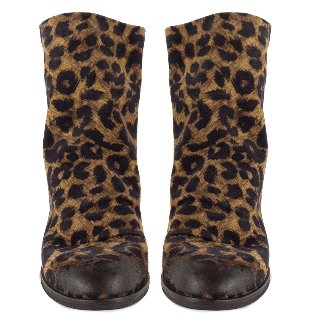 Este Leopard Suede