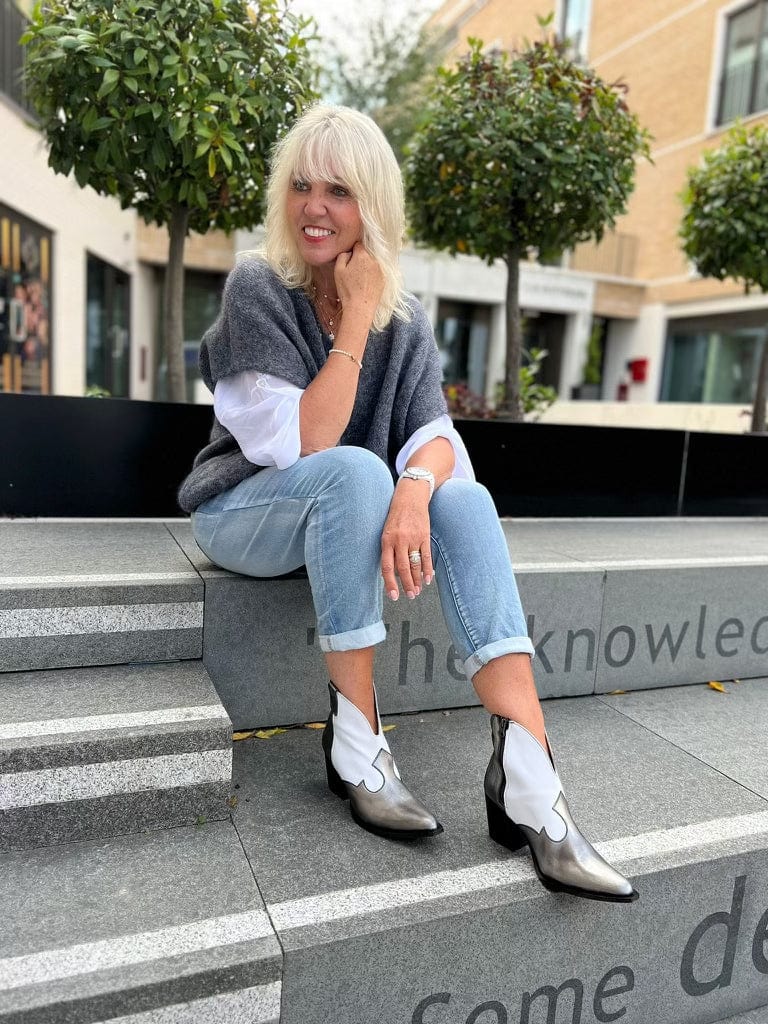 White ankle boots hot sale uk