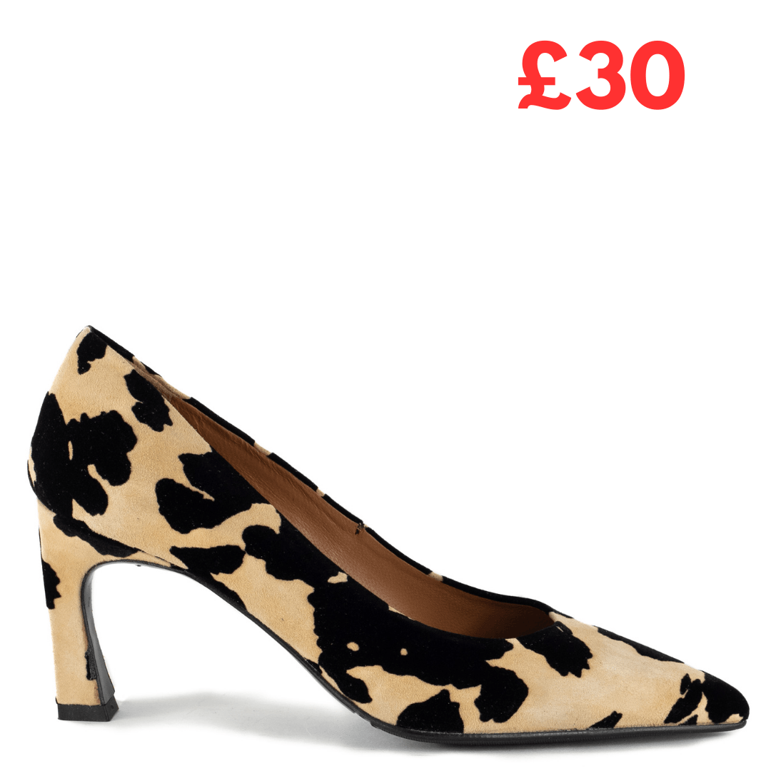 Bacoli Beige/Black Suede