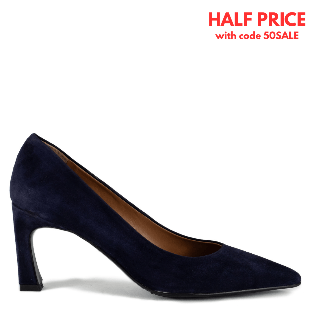 Bacoli Navy Suede