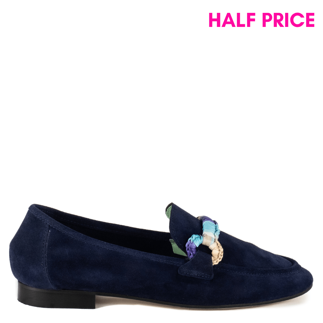 Goro Navy Suede