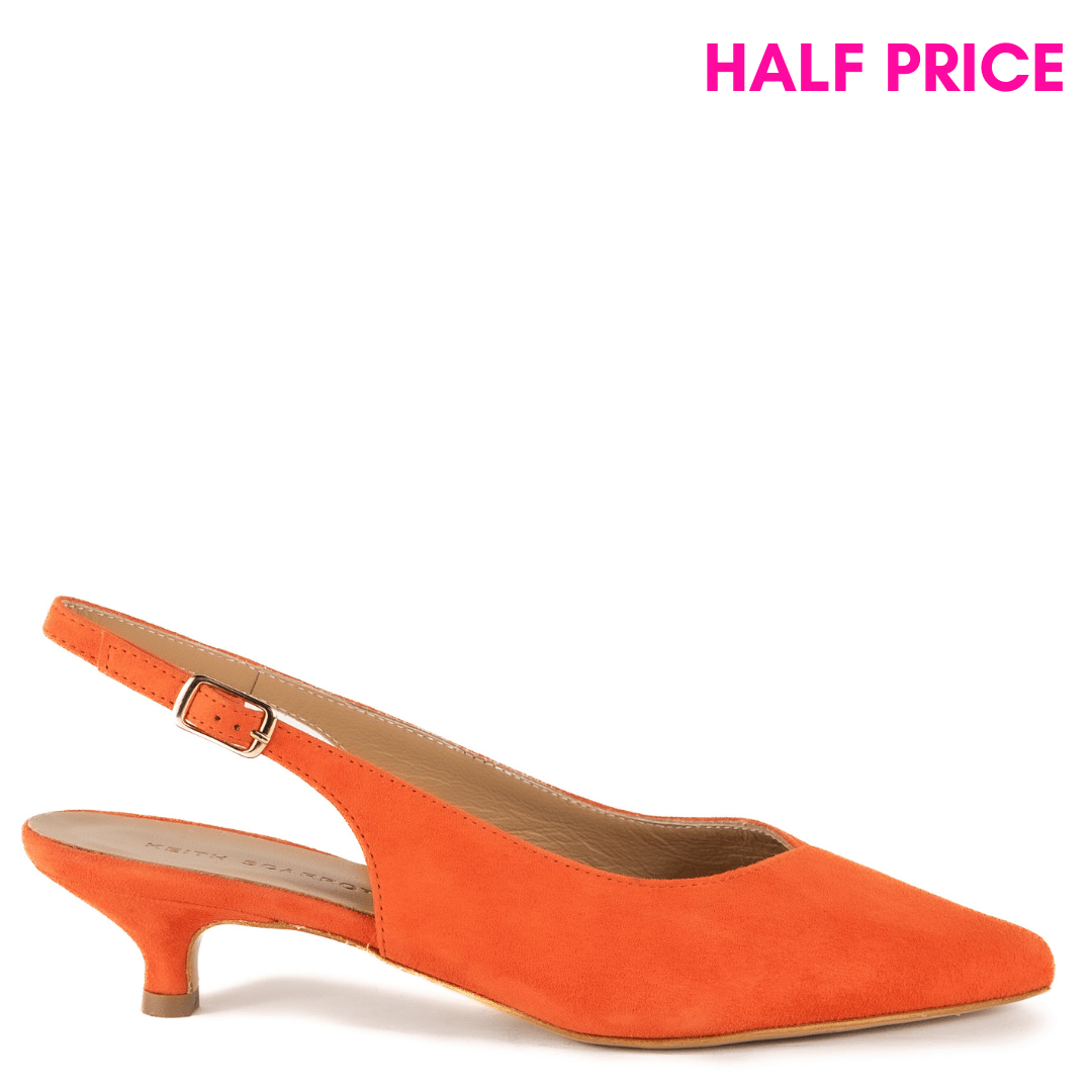 Tanita Orange Suede