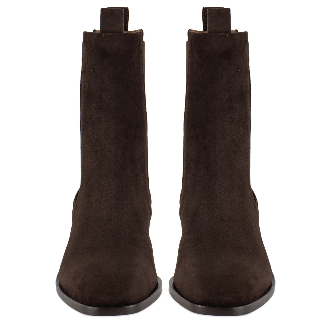 Elevato Brown Suede