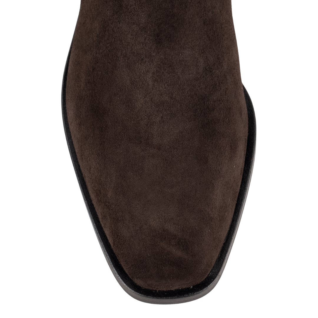 Elevato Brown Suede