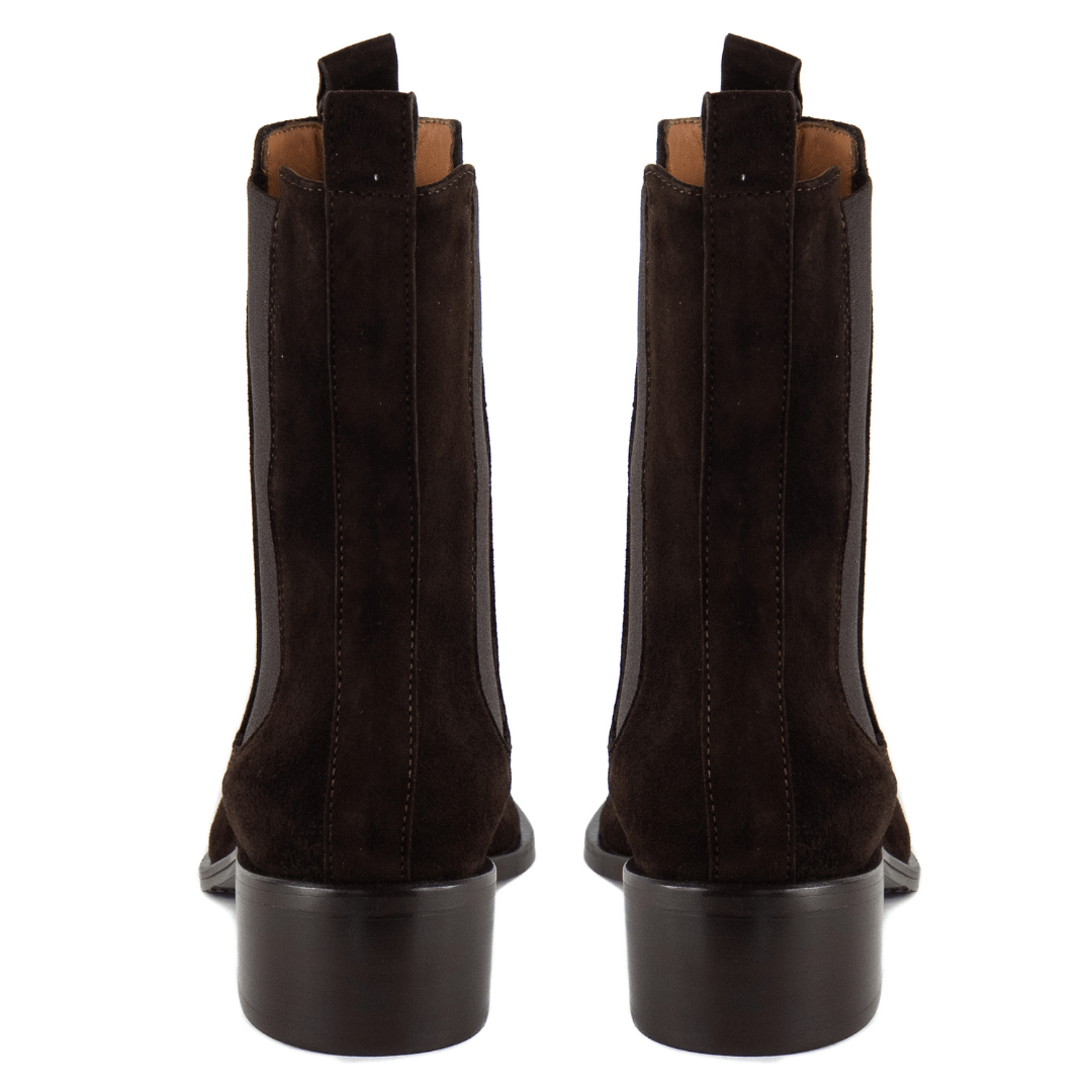Elevato Brown Suede