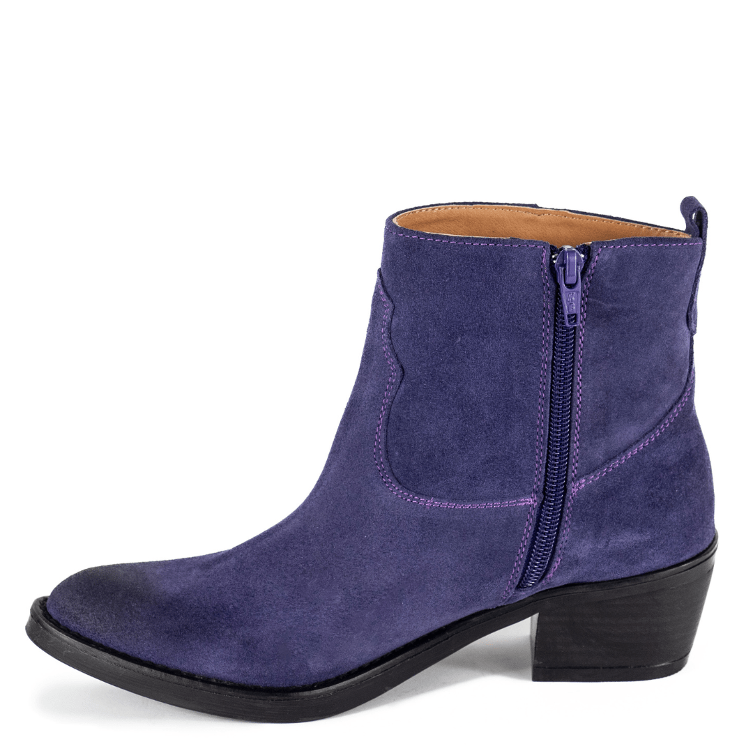Purple suede sales boots uk