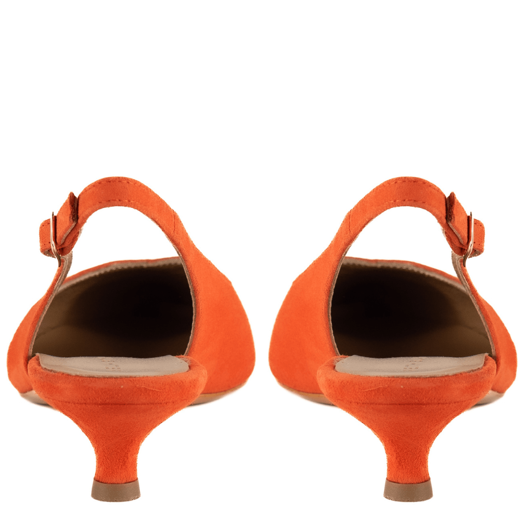 Tanita Orange Suede