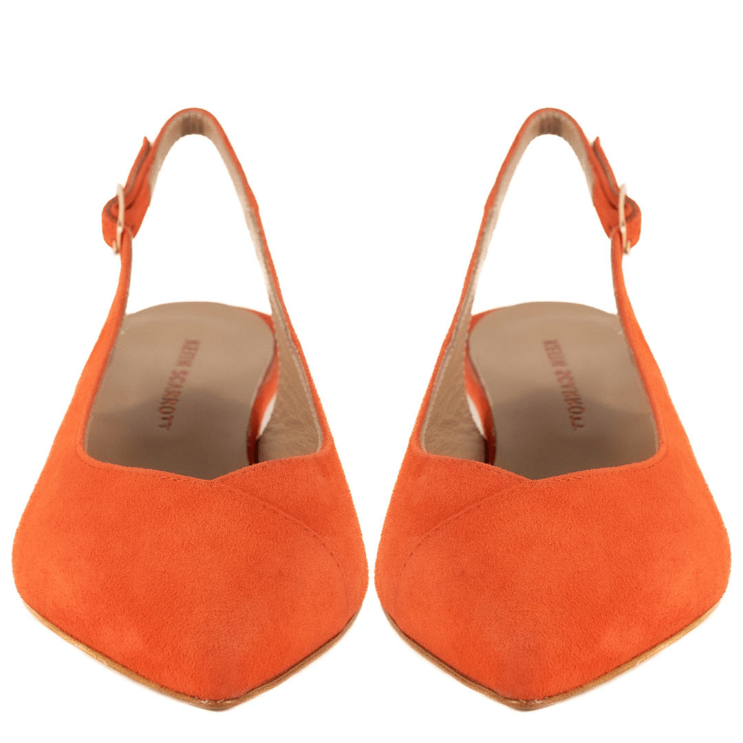 Tanita Orange Suede