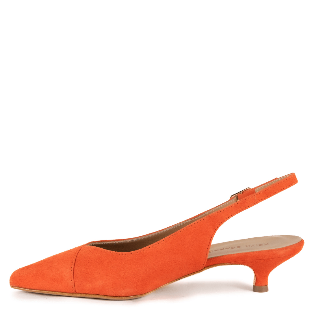 Tanita Orange Suede