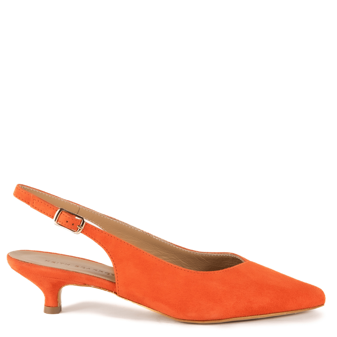 Tanita Orange Suede